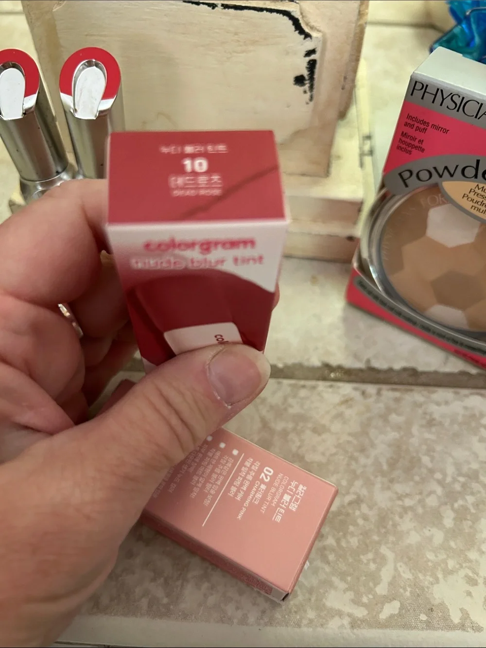 Colorgram Lippies and Physician Formula Palette Benefit lipstick